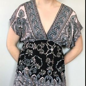 Angie Navy Blue Tunic | Size XL